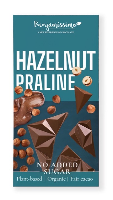 Čokoláda pralinková bez pridaného cukru 60 g BIO BENJAMÍSSIMO