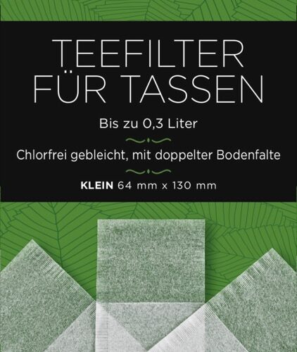 Agatha's Bester cup-sized filter, chlorine-free, white, obj. na 0,3 1, bal. á 100 ks