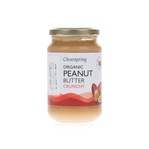Arašidové maslo chrumkavé BIO - Clearspring 350g