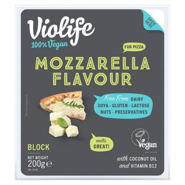 Blok s prichutou MOZZARELLA - VEGAN - Violife 200g Blok s prichutou MOZZARELLA - VEGAN - Violife 200g