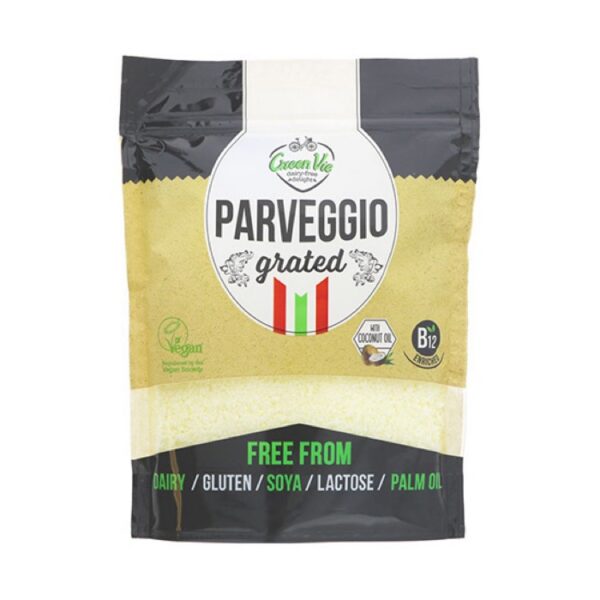 vegánska alternatíva syru parveggio strúhany 100g GREENVIE vegánska alternatíva syru parveggio strúhany 100g GREENVIE