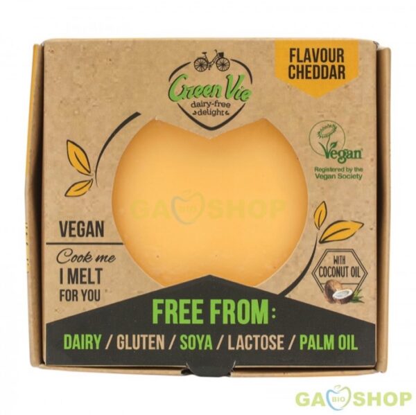 Blok s príchuťou cheddaru 250 g GREENVIE