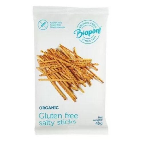 Týčinky slané bezglutenové,Biopont 45g Týčinky slané bezglutenové,Biopont 45g