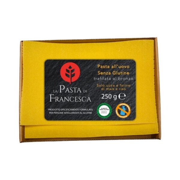 Talianske cestoviny Lasagna all uovo bez lepku - La Pasta di Francesca 250g Talianske cestoviny Lasagna all uovo bez lepku - La Pasta di Francesca 250g