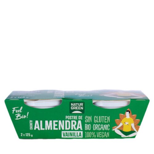 BIO Mandľový dezert vanil,Natur Green 2x125g
