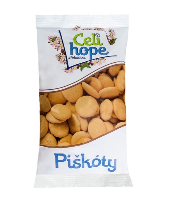 Piskoty s pohankou bez lepku a laktozy - Celihope 120g Piskoty s pohankou bez lepku a laktozy - Celihope 120g