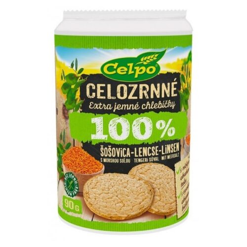 Celozrnne chlebicky cockove s morskou solou - bez lepku Celpo 90g Celozrnne chlebicky cockove s morskou solou - bez lepku Celpo 90g