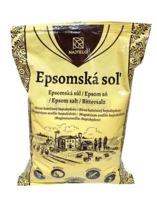 Epsomská soľ 1 kg Epsomská soľ 1 kg