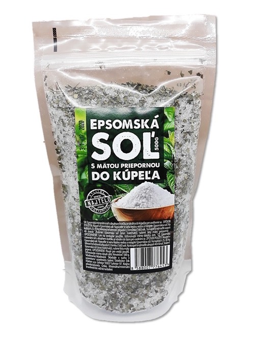 Epsomská soľ s mätou priepornou 500g
