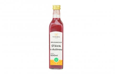 Brusnicova stava s duzinou - Natural 500ml Brusnicova stava s duzinou - Natural 500ml
