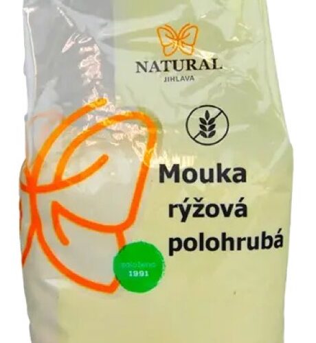 Múka ryžová polohrubá - Natural 500g