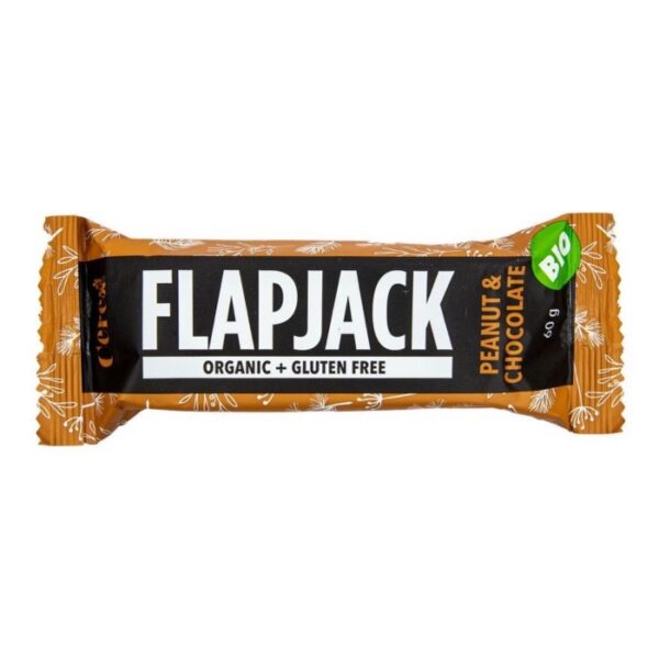 Flapjack bezglutenový arašidy s čokoládou 60g BIO CEREA Flapjack bezglutenový arašidy s čokoládou 60g BIO CEREA