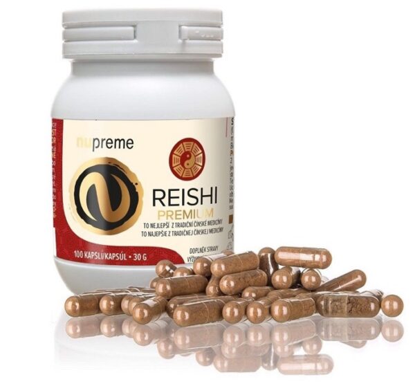 Reishi EXTRACT prémium 100 kapslí - Nupreme 30g Reishi EXTRACT prémium 100 kapslí - Nupreme 30g