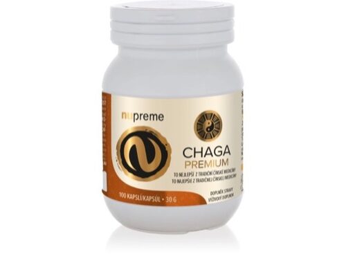 Chaga prášek EXTRACT prémium 100 kapslí - Nupreme 30g Chaga prášek EXTRACT prémium 100 kapslí - Nupreme 30g