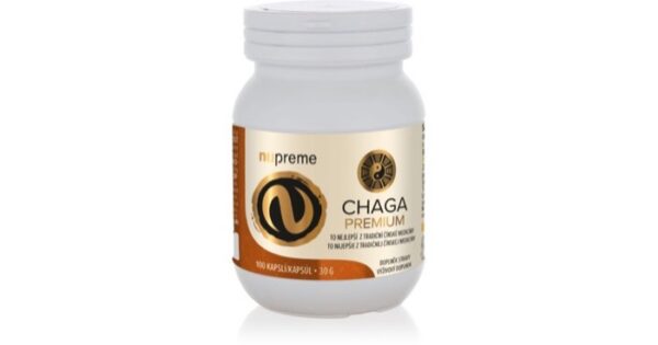 Chaga prášek EXTRACT prémium 100 kapslí - Nupreme 30g Chaga prášek EXTRACT prémium 100 kapslí - Nupreme 30g