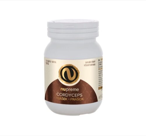 Cordyceps BIOMASA 100 kapsúl - Nupreme 50g Cordyceps BIOMASA 100 kapsúl - Nupreme 50g