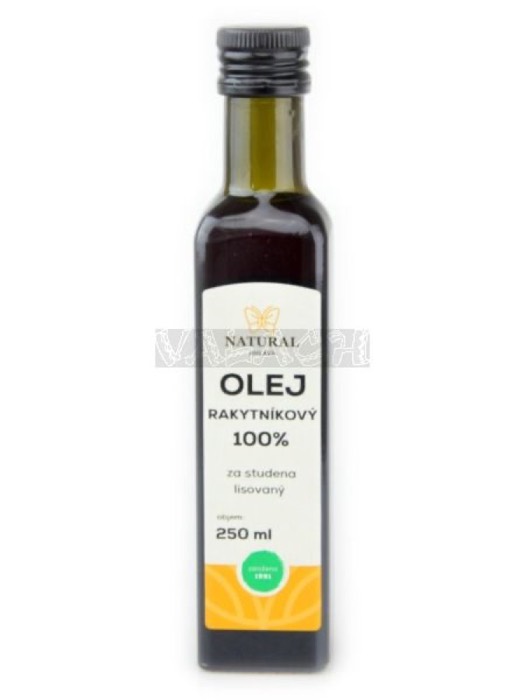 Olej rakytníkový 100% za studena lisovaný - Natural 250ml Olej rakytníkový 100% za studena lisovaný - Natural 250ml
