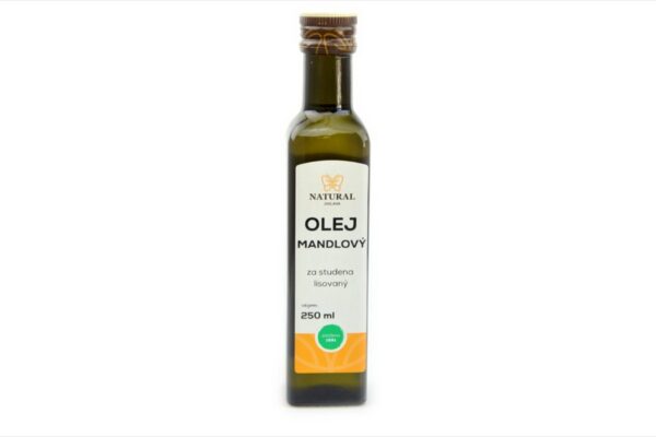 Olej mandlový za studena lisovaný - Natural 250ml Olej mandlový za studena lisovaný - Natural 250ml