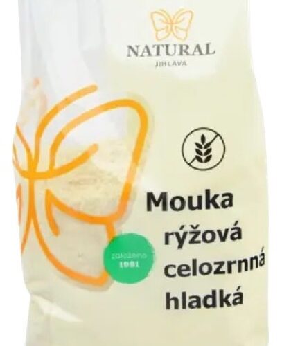 Mouka rýžová celozrnná hladká ITÁLIE bez lepku - Natural 500g