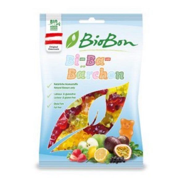 Cukriky Gumene medvediky bez glutenu a laktozy BIO 100g Cukriky Gumene medvediky bez glutenu a laktozy BIO 100g